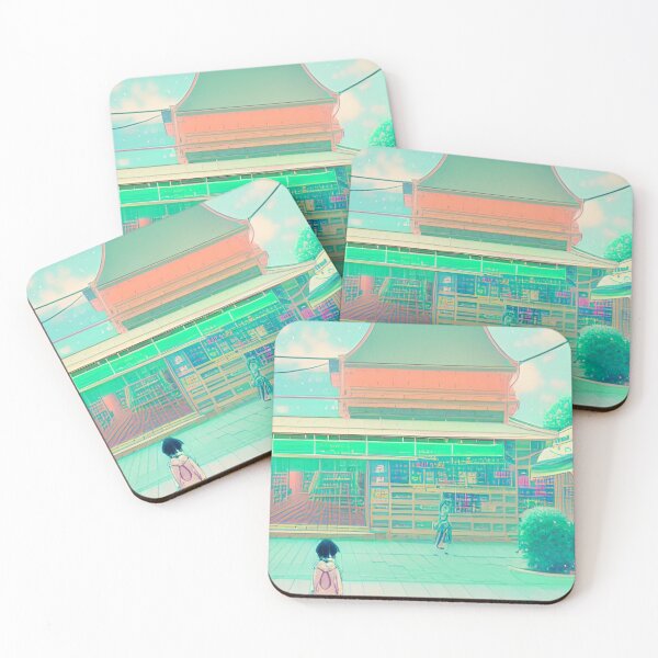 Item preview, 90s Nostalgia Retro Vaporwave Fantasy Futuristic Retro Landscape Illustration designed and sold by S Y N T H R E A L M.