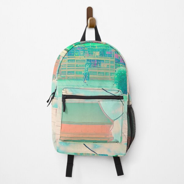 Item preview, 90s Nostalgia Retro Vaporwave Fantasy Futuristic Retro Landscape Illustration designed and sold by S Y N T H R E A L M.
