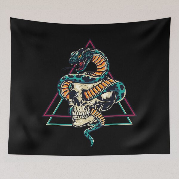 Item preview, Skull 'n' Snake designed and sold by blip1337.