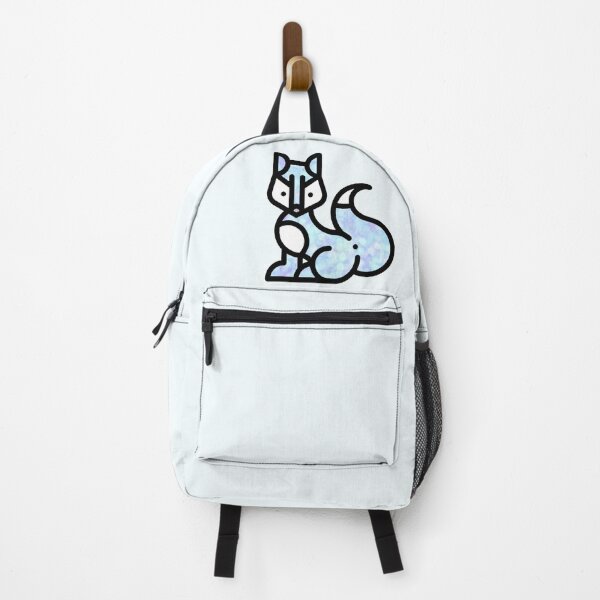Item preview, Light blue elegant fox designed and sold by Camilla Wynter.
