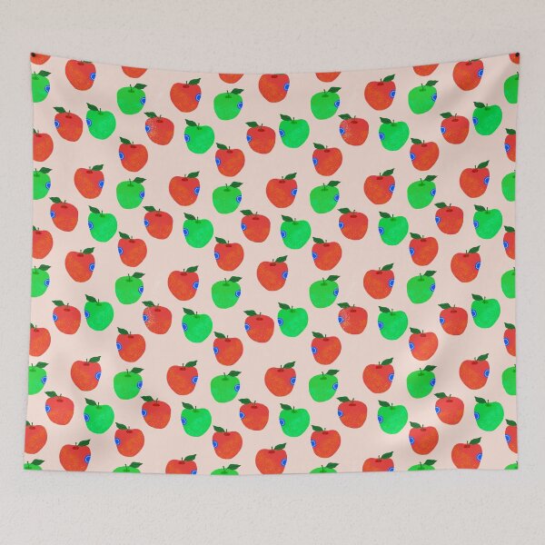 Item preview, green and red apple pattern designed and sold by Vera Styles.