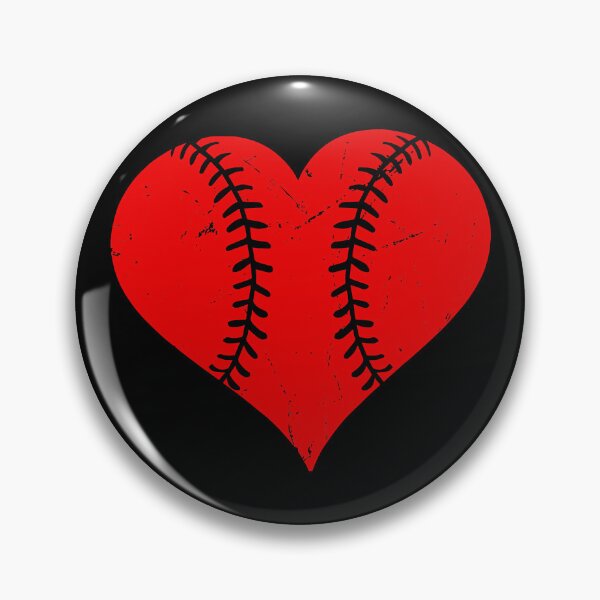 Item preview, Vintage Baseball Heart Valentine's Day designed and sold by MichelSorour.