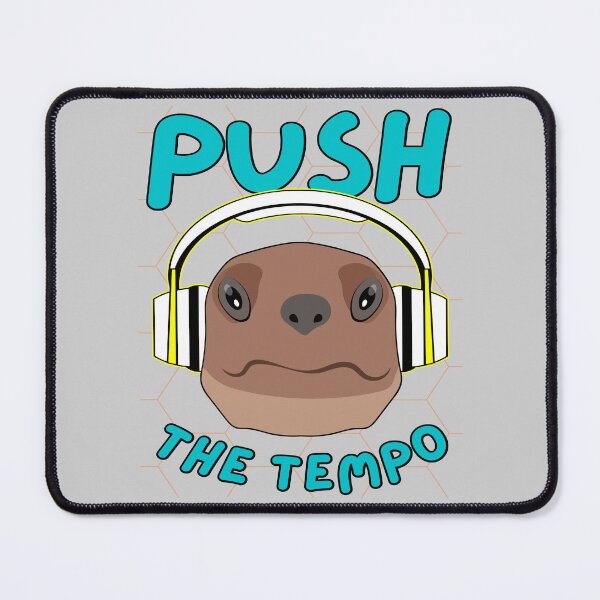 Item preview, Push the tempo turtle with headphones designed and sold by AEROSPACE-IND.