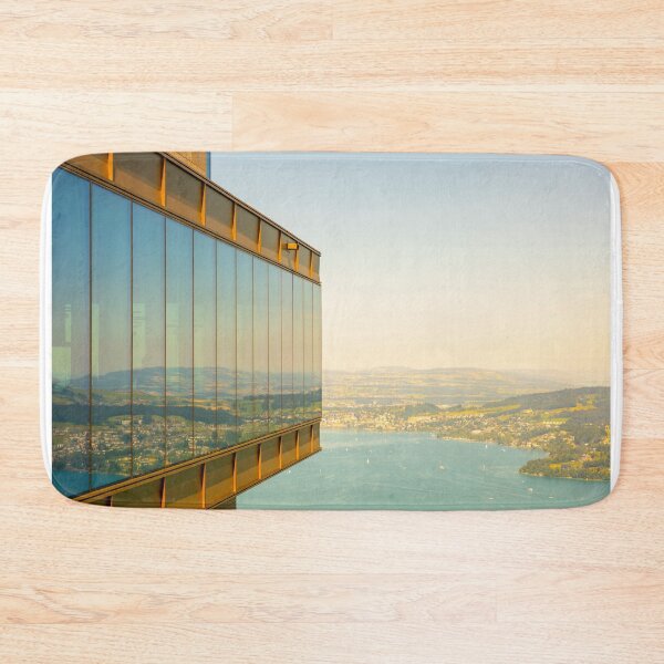 Item preview, Hotel Five Stars Bürgenstock over Lake Lucerne and Mountain in Sunny Day in Bürgenstock designed and sold by Mats Silvan.