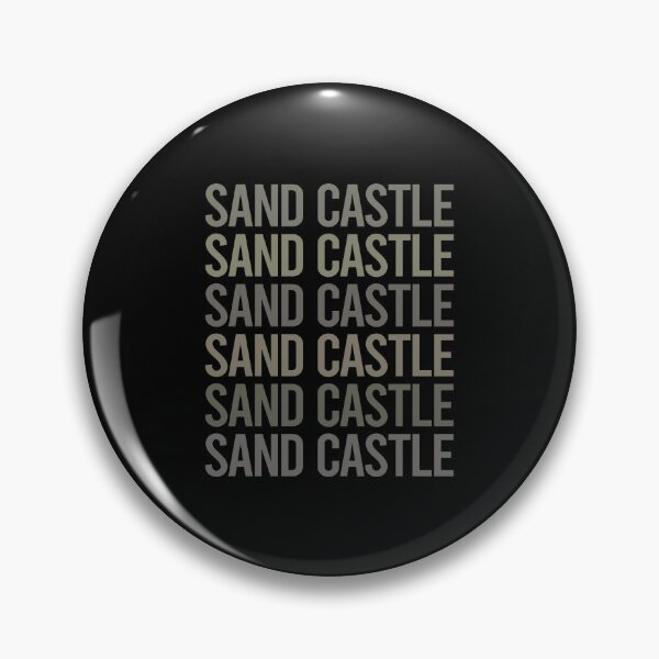 Item preview, Gray Text Art Sand Castle designed and sold by TartSpiderWeb.