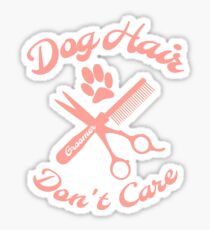 Dog Hair Groomer Sticker
