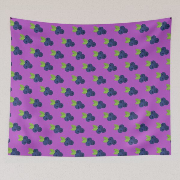 Item preview, Blueberries Pattern designed and sold by The magic  Yellow bus.