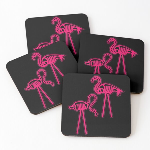 Item preview, Pink Flamingo Skeleton Funny Luau Halloween Party Shirt designed and sold by BurlageSerilda.