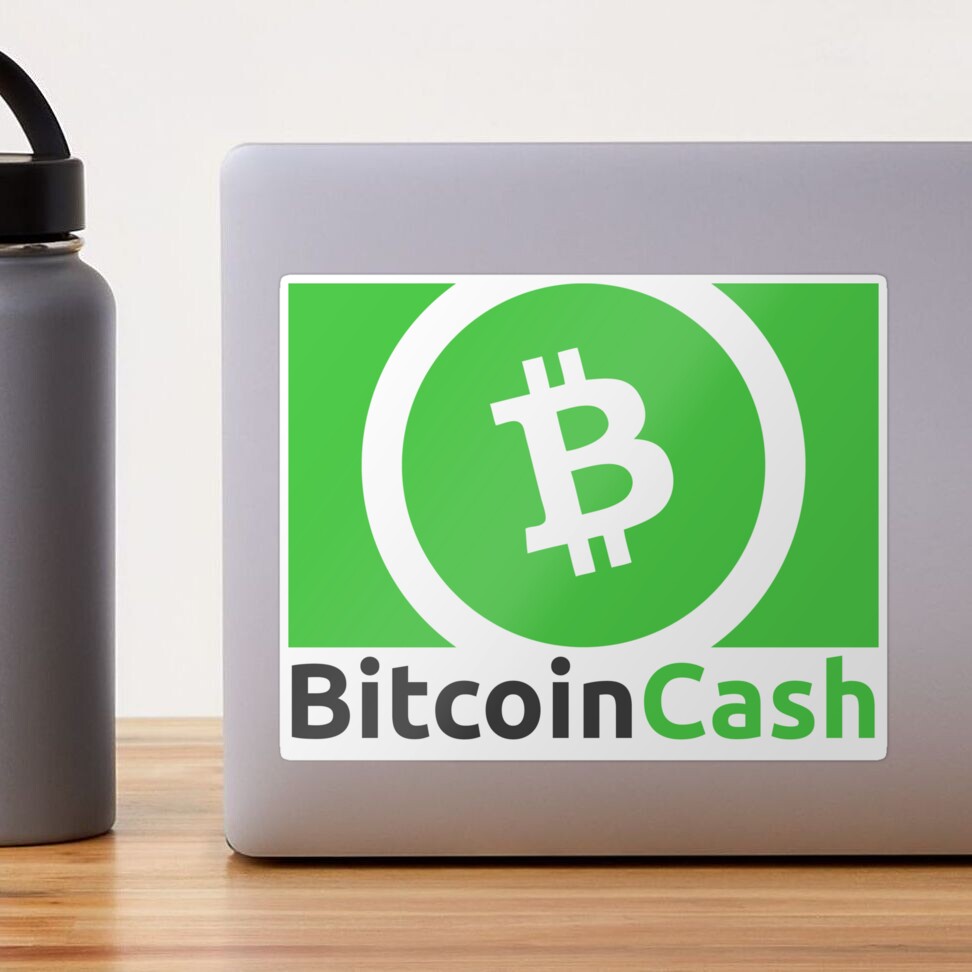 Bitcoin Cash Logo Sticker