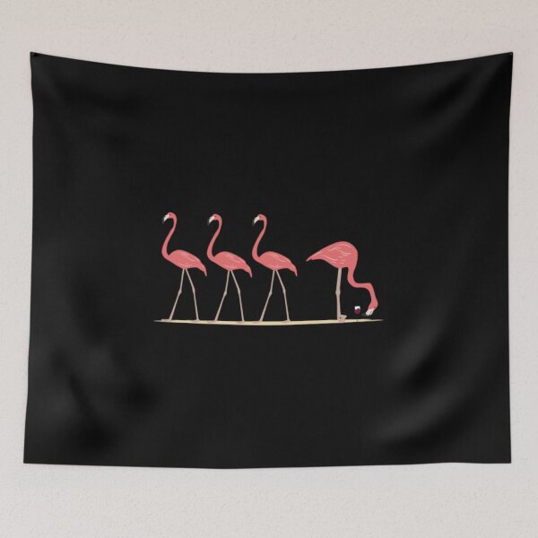 Item preview, Flamingo Wine Lover designed and sold by TeaSun.