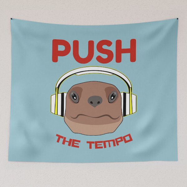Item preview, Push the tempo tortoise with headphones designed and sold by AEROSPACE-IND.