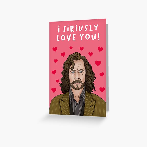 Item preview, I Siriusly love you, movie theme valentines / anniversary card designed and sold by Swish & Scribble.
