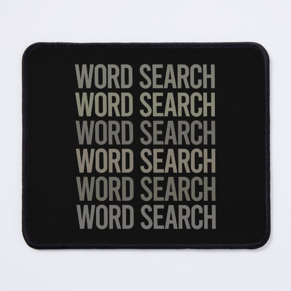 Item preview, Gray Text Art Word Search designed and sold by TartSpiderWeb.