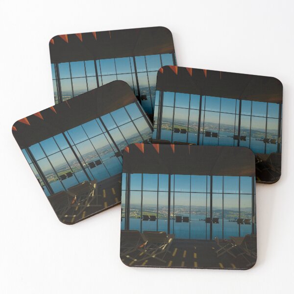Item preview, Infinity Swimming Pool with Window View over City and Lake Lucerne in Sunny Day designed and sold by Mats Silvan.