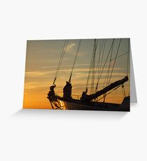 TallShip Greeting Card