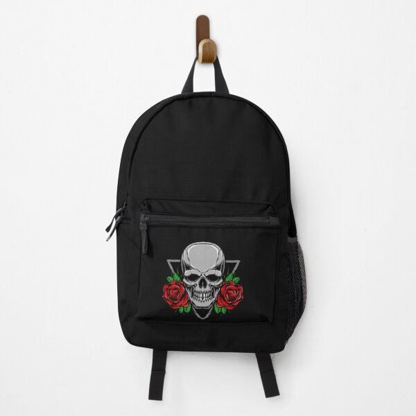 Item preview, Gothic skull with red roses designed and sold by Fus-art94.