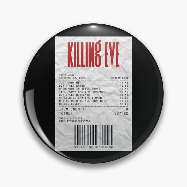 Item preview, Killing Eve Season 4 Receipt designed and sold by d-obsession-k.