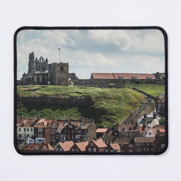 Item preview, Whitby Abbey overlooking the old town designed and sold by cmphotographs.