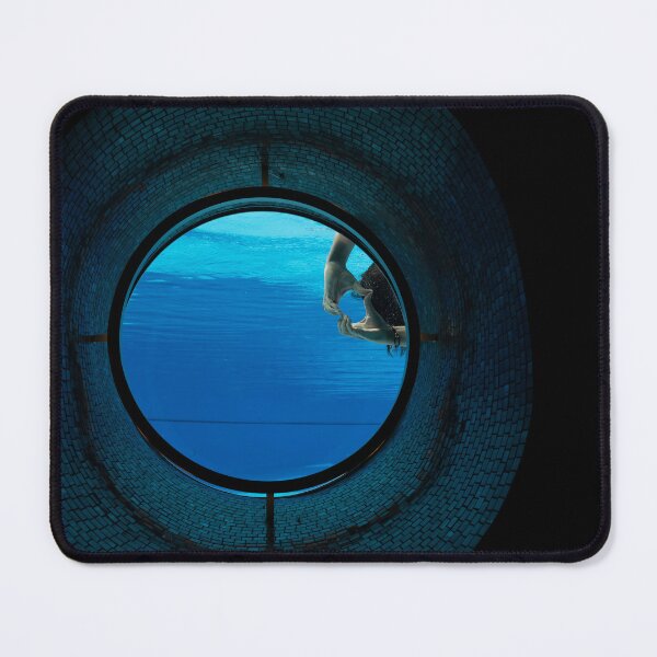 Item preview, Woman Making a Heart Shape with Her Hands in the Ship Porthole in Underwater in Swimming Pool designed and sold by Mats Silvan.
