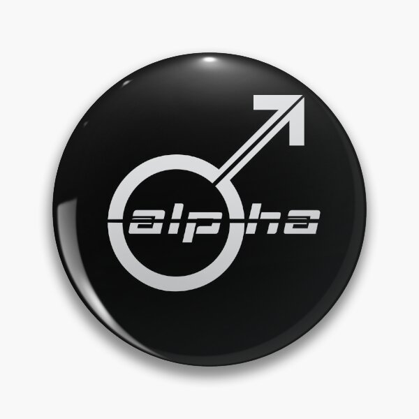 Item preview, Alpha male symbol grey designed and sold by SHREDDEDESIGNS.