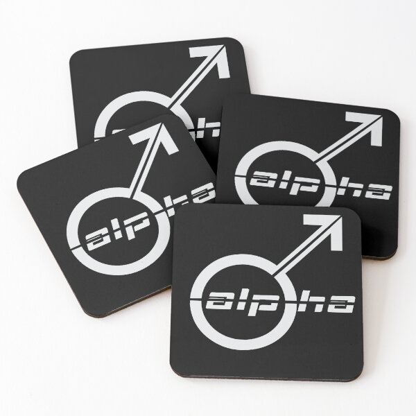 Item preview, Alpha male symbol grey designed and sold by SHREDDEDESIGNS.