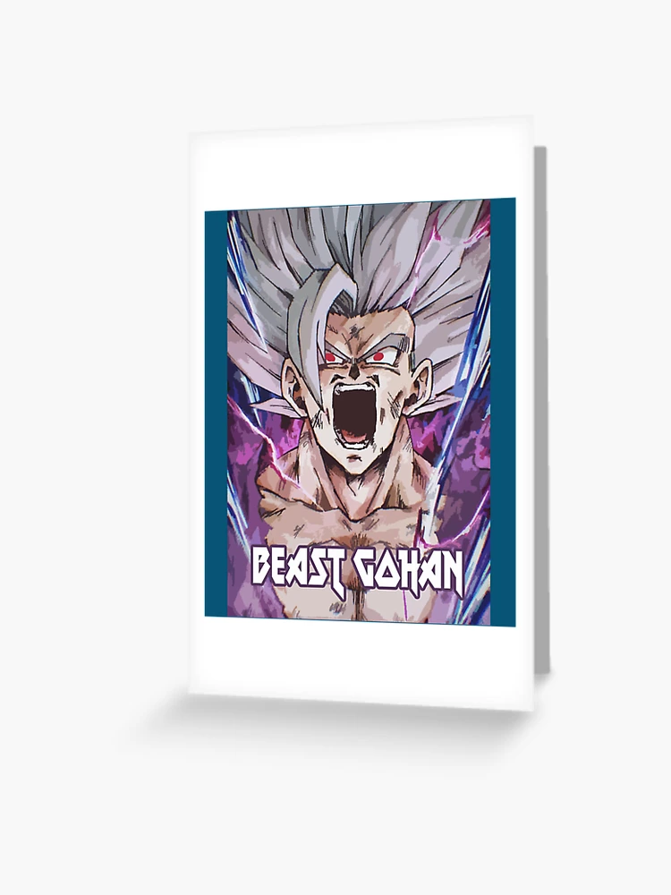 Gohan Beast Dragon Ball Super Super Hero Manga Cover Chapter 404 Inspired   Greeting Card for Sale by redratFASHION