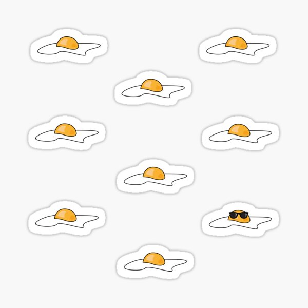 Cool Egg Sticker