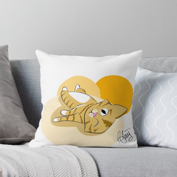 Item preview, LAZY CAT - Annie Hay designed and sold by Annie-Hay.