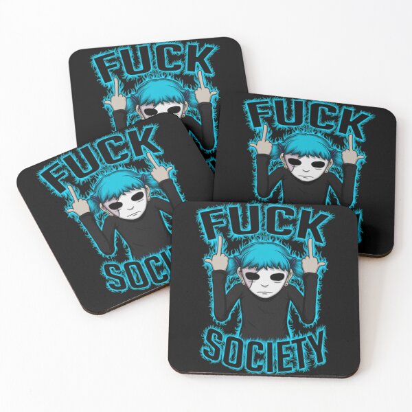 Item preview, Fuck Society    designed and sold by PlatinCollec.