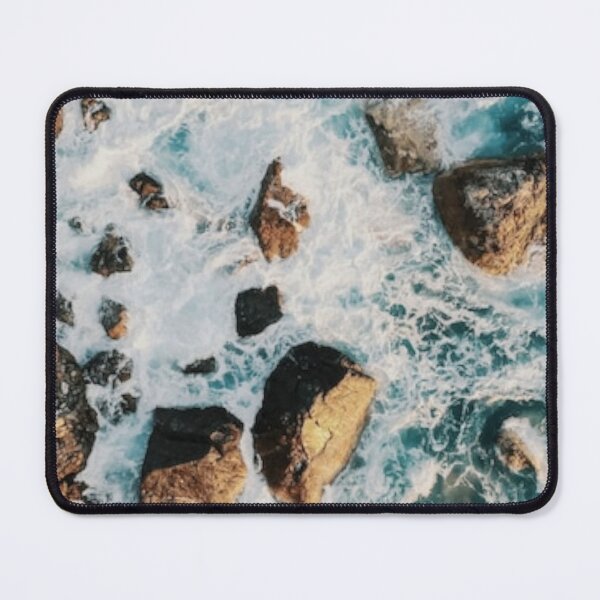 Item preview,    Cute colourful blue sea or ocean or blue water and rocks design designed and sold by BEAUTY ⭐⭐⭐⭐⭐.