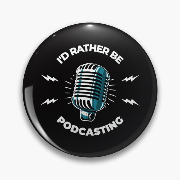 Item preview, I'd Rather Be Podcasting Funny Podcast designed and sold by Rebecale46.