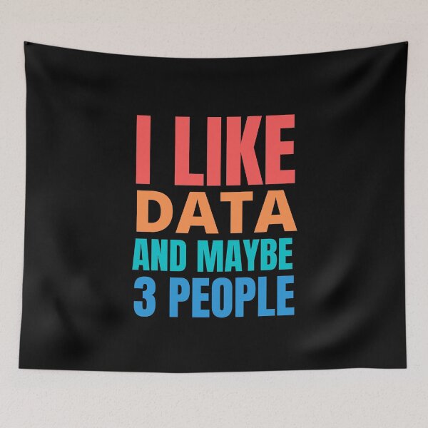 Item preview, I like Data and maybe 3 people designed and sold by TomorrowQuotes.