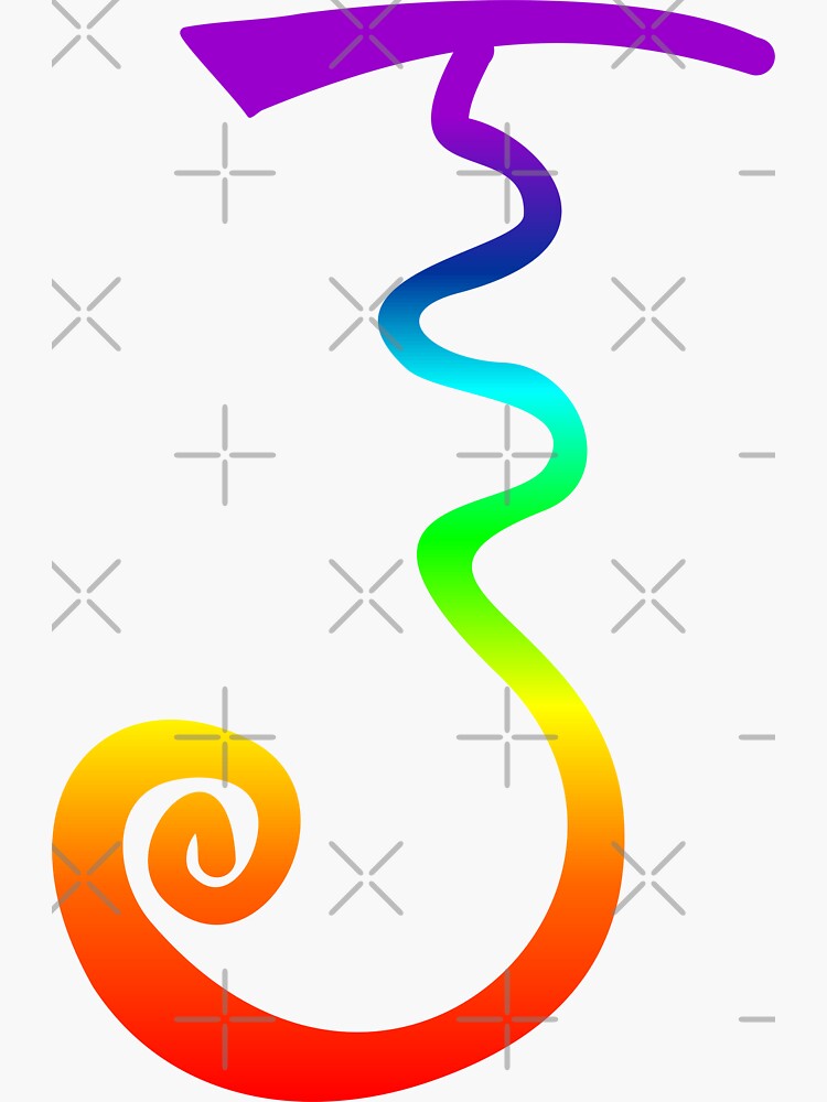 "Tibetan Fire Serpent Reiki Symbol" Sticker for Sale by modymada