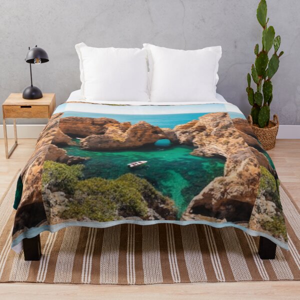 Item preview,   Cute colourful blue sea or ocean or blue water and rocks design designed and sold by BEAUTY ⭐⭐⭐⭐⭐.