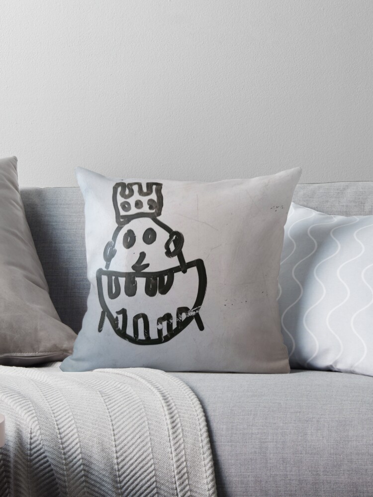 Whiteboard heheheha Throw Pillow for Sale by cheesybob20