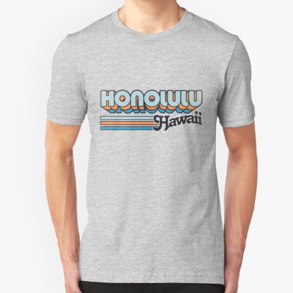 Honolulu, HI | City Stripes Slim Fit T-Shirt
