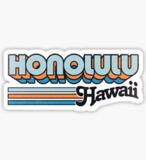 Honolulu, HI | City Stripes Sticker