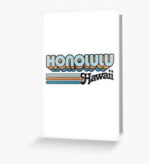 Honolulu, HI | City Stripes Greeting Card
