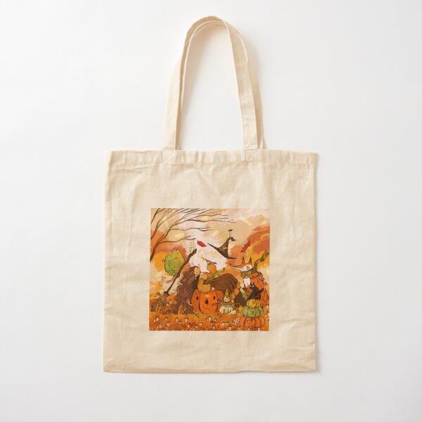 Hello Autumn Cotton Tote Bag