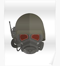 NCR Veteran ranger Helmet Poster