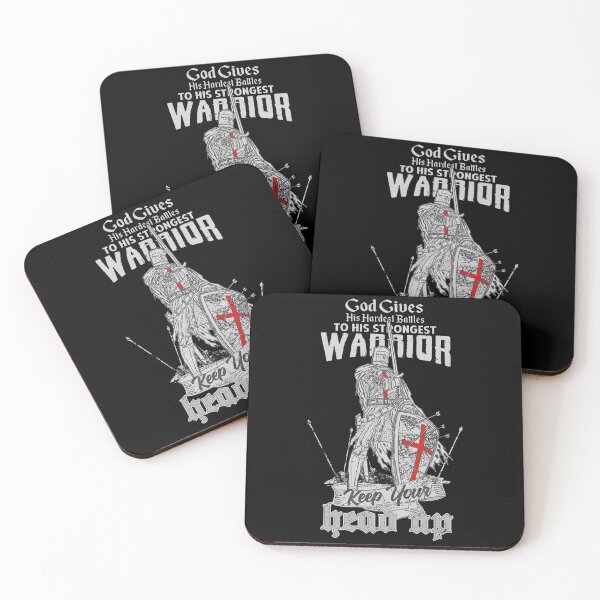 Item preview, A design with a crusader as the strongest warrior in grey designed and sold by velisani.