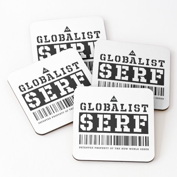 Item preview, Globalist Serf - Funny New World Order Illuminati Halloween designed and sold by NatIntrovertSoc.