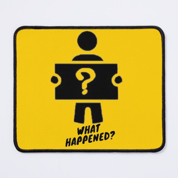 Item preview, What Happened Meme Stickman Sticker designed and sold by Artistic Mind.