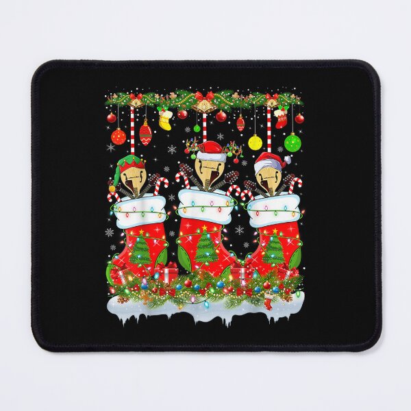 Item preview, Funny Mandolin In Xmas Socks Lights Mandolin Christmas designed and sold by Matteolundin.