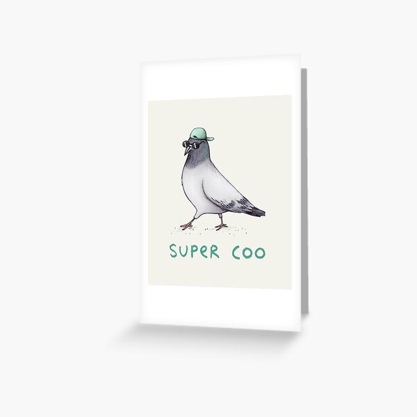 Super Coo Greeting Card
