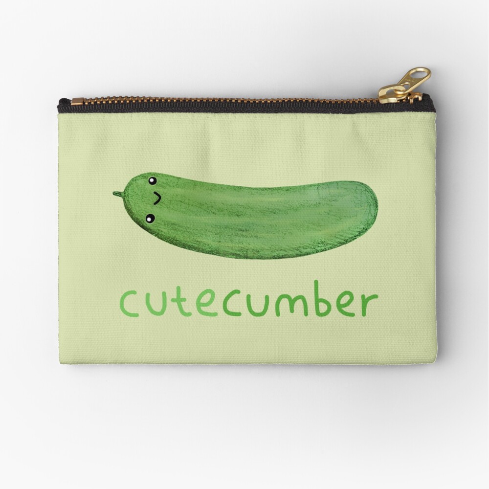 Cutecumber Zipper Pouch
