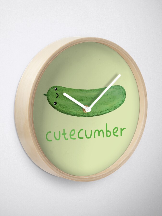Alternate view of Cutecumber Clock