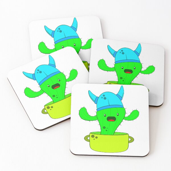 Item preview,  Cactus Viking Kawaii Doodle designed and sold by magicmandy.