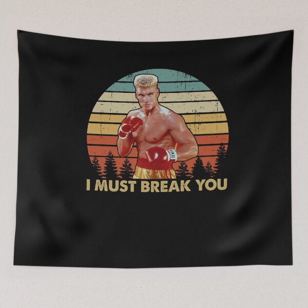 Item preview, Ívan Drágo I Must Break You Vintage T Shirt Rócky Bálboa Inspired Movie T-Shirt designed and sold by urenmonzonm.