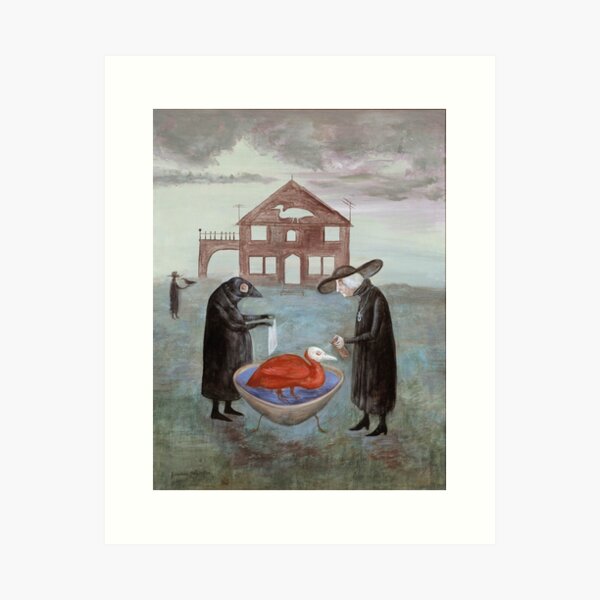Leonora Carrington Print, Portrait de Max Ernst Print, Impression d’art moderne, Impression d’art abstrait, Décor mural moderne, Impression Fine Giclée Kunstdruck
